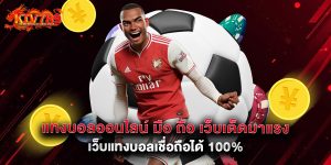 แทงบอลออนไลน์ มือ ถือ เว็บเด็ดมาแรง เว็บแทงบอลเชื่อถือได้ 100%